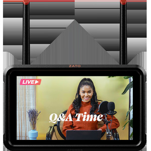 อุปกรณ์พกพา Atomos Zato Connect Monitor Recorder สำหรับการถ่ายทอดสดแบบไร้สายและการประชุมทางวิดีโอ - Product Image 4