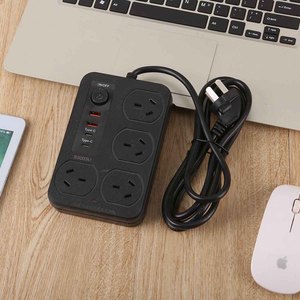 Regleta de Enchufes Australiana con Protección Contra Sobrecarga, Cable de Extensión con 4 Tomas y Carga Rápida PD25W, Enchufe Móvil con <span class=keywords><strong>Puerto</strong></span> USB - Product Image 3