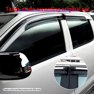 อะไหล่ตกแต่งภายนอกรถยนต์ ยี่ห้อ KQD ชิ้นส่วนกันฝนหน้าต่าง บังแดด ราคาดี สำหรับ Isuzu Dmax - Product Image 3