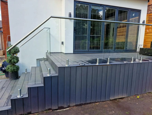 Sistema de Barandilla para Escaleras y Balcones de Acero Inoxidable y Vidrio Templado, Moderno, Resistente al Óxido, con Garantía de por Vida - Product Image 2