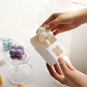 Aromaterapia de lujo, decoración creativa romántica <span class=keywords><strong>para</strong></span> el hogar, <span class=keywords><strong>cera</strong></span> de soja, vela aromática, Cubo de burbujas, vela perfumada - Product Image 6