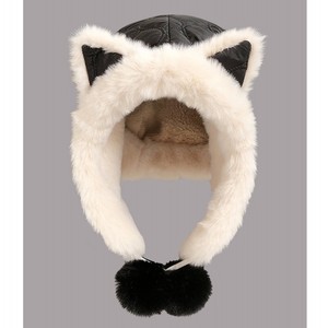 Bereit zu versenden Frauen Winter Kunst pelz Outdoor Trapper Trooper Cap russische Pelz Trapper Hüte Katzen ohr Hut - Product Image 2