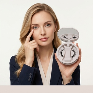 <span class=keywords><strong>Cils</strong></span> <span class=keywords><strong>magnétiques</strong></span> sans colle Noble Perfect-Fit Stunning Wedding à 6 aimants, courbure D, plateau mixte 8-15mm, pour yeux sensibles, vente en gros - Product Image 1