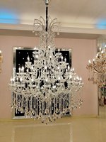 Nouveau Lustre LED Moderne de Luxe en Cristal 2026 pour Salons, Halls d'Hôtels, Maisons Duplex – Installation Élégante pour Projets