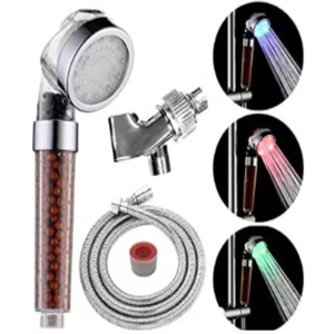 Cabezal de ducha LED para baño, cabezal de ahorro de agua de alta presión, accesorios para grifo de Ducha - Product Image 4
