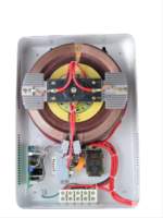 Stabilisateur de tension AC monophasé 5 KVA, transformateur en cuivre, écran LCD, 50/60 Hz, protection contre les surcharges et les courts-circuits