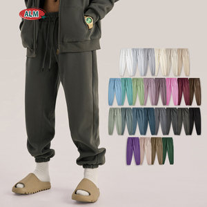 Pantalones Deportivos de Felpa Unisex de Alta Calidad con Logotipo Personalizado, 345 g/m², Algodón y Poliéster, Estilo Casual Urbano, Tallas Grandes para Hombre - Product Image 2