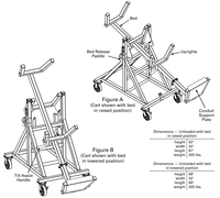 Carro de transporte elevador móvil OEM de alta resistencia para tuberías, estantería ajustable para manipulación y almacenamiento de materiales en obra