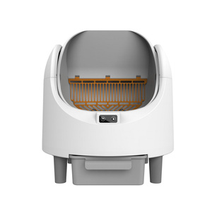 Caja de arena para <span class=keywords><strong>gatos</strong></span> inteligente de autolimpieza con robot, caja de arena de plástico fácil de limpiar para <span class=keywords><strong>gatos</strong></span>, peso de 10kg - Product Image 5