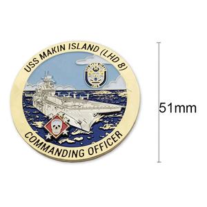 Logotipo de personalización de fábrica 3D esmalte suave <span class=keywords><strong>Barco</strong></span> <span class=keywords><strong>Pirata</strong></span> recuerdo monedas DISEÑO DE Metal doble chapado Aleación de Zinc colección monedas - Product Image 6