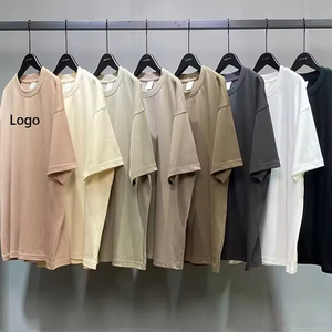 <b>Tshirt</b> T-shirt Custom Men High Quality Printing Heavy 100% Cotton 305gsm Oversized <b>Plain</b> Blank <b>White</b> T Shirt - Product Image 1