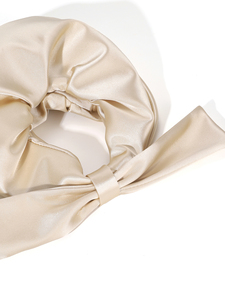 Bell Original Solid Color Square Satin Bow Chains <b>Clutch</b> Evening Bag Pleats Golden Elegant Fashion Birthday <b>Wedding</b> Banquet - Product Image 5