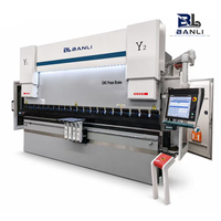Prensa Plegadora Hidráulica CNC Serie RWP-CNC de BANLI, Máquina de Plegado Electrohidráulica Sincronizada, la Mejor Plegadora de Paneles para Fábrica