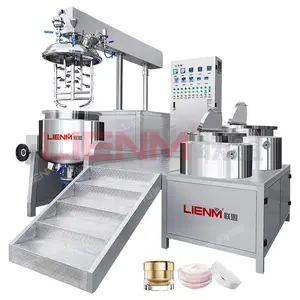 LIENM Vacuum Homogenization Emulsifier Cosmetics Cream Paste Products Homogenizer Mixer Emulsifier Machine