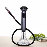 Chicha électronique Omni Hookah grande capacité avec batterie remplaçable, contrôle de température de haute technologie, en alliage d'aluminium