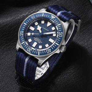Montre automatique mécanique pour homme, 42 mm, style décontracté, bracelet en nylon - Product Image 6
