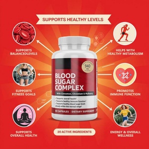 Suplemento Complejo de Canela para el Azúcar en Sangre de 940 mg, Cápsulas para el Azúcar en Sangre con Canela, Cromo y Melón Amargo, Favorece la Salud en General - Product Image 5