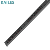 KAILES (KLS) Série K44S PDU intelligent triphasé 32A surveillé avec compteur SI-PDU RS 485, 24 points antidérapants, prise C13, usage industriel