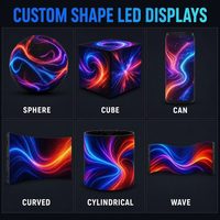 Écran LED sphérique personnalisé à 360 degrés, écran LED sphérique P1.5-P5 pour intérieur et extérieur, pour musée, scène, centre commercial, événement