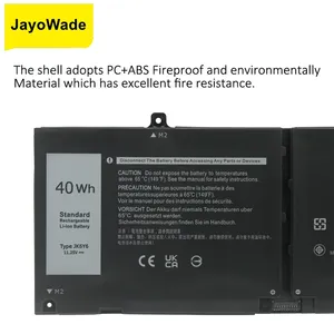 Nueva batería para portátil JK6Y6 11,25 V 40WH para Dell Latitude 3410 3510 Vostro 14 5402 5501 <span class=keywords><strong>5502</strong></span> <span class=keywords><strong>Inspiron</strong></span> 5300 5301 9077G H5CKD JK6Y6 - Product Image 4