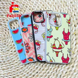 best selling sublimation 2D TPU tempered glass phone cover for iPhone 15 series rubber non-slip edge phone case for custom print