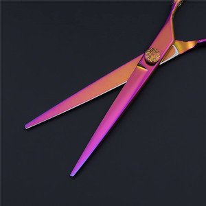 กรรไกรตัดผมมืออาชีพ 7 นิ้ว แบบแบน สำหรับคนถนัดขวา ทำจากสแตนเลส ใช้สำหรับงานเสริมสวย รองรับการปรับแต่ง - Product Image 5