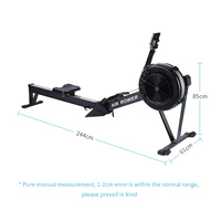 Nouvel Équipement de Fitness Professionnel et Domestique pour Salle de Sport, Rameur à Air Concept 2 de Haute Intensité