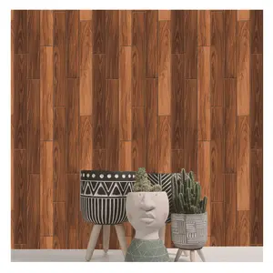 Hình nền gỗ Bảng điều khiển hiệu ứng 3D hiện đại tường bức tranh tường hình nền Bộ sưu tập mới nóng bán hàng phong cách tự nhiên hình nền