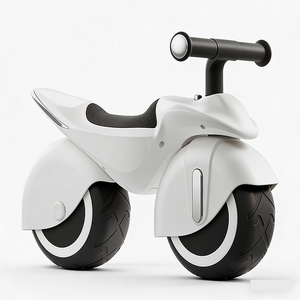 Vélo d'équilibre pour bébé et tout-petit avec musique, <span class=keywords><strong>moto</strong></span> à glissière avec siège enfant ordinaire - Product Image 2