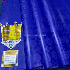 LY17 <span class=keywords><strong>pagne</strong></span> bazin riche <span class=keywords><strong>tissu</strong></span> de dentelle africaine 5 yards haute qualité robe bazin riche <span class=keywords><strong>en</strong></span> dentelle pour les styles nigérians - Product Image 2