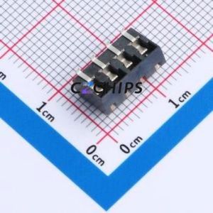06H434050 Blade/Spring Contact Battery Connector SMD,P=3mm Connector - Product Image 2