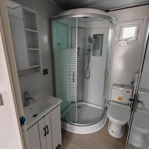 隔热20英尺40英尺集装箱可扩展预制房屋浴室别墅预制生活移动房屋Casas预制房屋 - Product Image 5