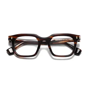 Latest Design Fashion Glasses Optical Eyeglasses Frames High Quality Thick Acetate Frame For Women Men