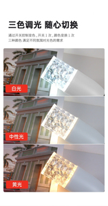 หลอดไฟ LED SMD แบบ Full Spectrum A19 ขั้ว E26 ฝาครอบคริสตัล PC ค่า CRI สูง 80 แสงสีขาวกลางวัน 6000K แสงสีฟ้าต่ำ สำหรับคลังสินค้า ได้รับการรับรองมาตรฐาน CE/LVD - Product Image 4