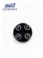 Capuchons de valve de pneu de voiture pour Mini Cooper, en aluminium, anti-poussière, 2 styles de logo, noir et argent, pièces de décoration extérieure automobile