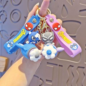 Llavero Colgante de Avión <span class=keywords><strong>Marvel</strong></span> de Dibujos Animados Creativos Vengadores Hombre Araña Iron Man <span class=keywords><strong>Pantera</strong></span> <span class=keywords><strong>Negra</strong></span> - Product Image 4