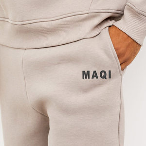 <span class=keywords><strong>Tuta</strong></span> Sportiva da Uomo con Cappuccio, Set Due Pezzi MAQI con Stampa Lettering, Tasca a <span class=keywords><strong>Canguro</strong></span>, Completo Sportivo Jogger - Product Image 6