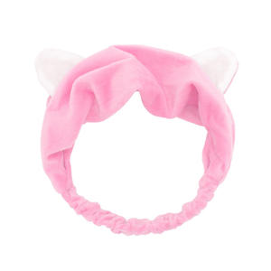 <span class=keywords><strong>2022</strong></span> Yiwu Venta caliente lindo gatito orejas de gato diademas mujeres niñas lavado cara maquillaje encantador Spa diadema Mujer - Product Image 3