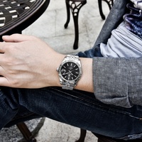 Montre mécanique Pagani Design 1645 pour homme, automatique, 8215, montres rétro, étanche 10 bars, montre entièrement en acier, montre homme