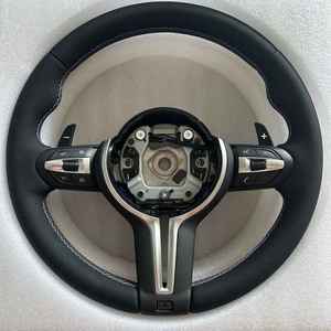 <span class=keywords><strong>Volante</strong></span> de cuero y madera de melocotón de estilo deportivo personalizado para el conjunto del <span class=keywords><strong>volante</strong></span> de los coches de la serie M5 M3 5 - Product Image 3