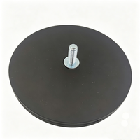 Aimant en pot NdFeB de 88 mm de diamètre, aimant en caoutchouc avec revêtement externe