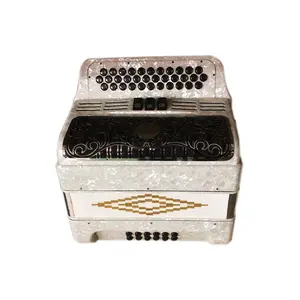 Seasound 34 nút 12 Bass 3 đăng ký màu sắc khác nhau Celluloid Đen nướng accordion accordion âm nhạc jb3412c