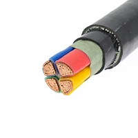 XLPE Niederspannung 4-adrig 70mm 75 mm2 4x50 Mm2 Kupfer gepanzertes Kabel Gepanzertes unterirdisches 0,6/1kV YJV-Stromkabel