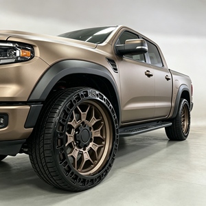 Jantes de 15, 16, 17, 18, 19, <span class=keywords><strong>20</strong></span>, 21, 22, 23, 24, 25, 26 pouces, design Beadlock, bronze mat avec bord noir, jantes forgées pour Honda Pilot - Product Image 4