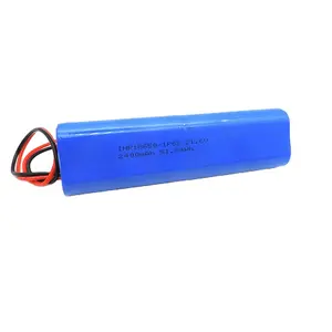 Long Cycle Life 21.6v 2400mah 51.84wh Lithium ion Battery Pack 18650 6s1p Cylindrical li-ion batteries