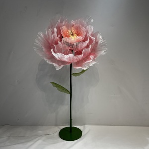 Décoration de mariage, <span class=keywords><strong>fleurs</strong></span> <span class=keywords><strong>géantes</strong></span> automatiques qui s'ouvrent et se ferment, grandes <span class=keywords><strong>fleurs</strong></span> mobiles, lumières de décoration de mariage, décoration de fête de Noël - Product Image 4