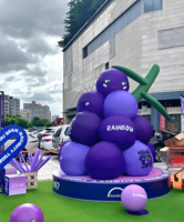 Promotion BOYI : Grappe de raisins gonflable géante, accessoire réaliste pour festivals, activation de marque, expositions et fêtes