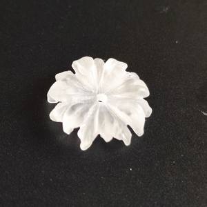 F3 F7 12mm 14mm Flor de cuarzo esmerilado multipétalo hecha a mano - Product Image 4