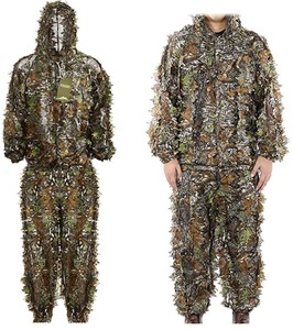 Factory Forest 3D camouflage ghillie vêtements de costume de <span class=keywords><strong>chasse</strong></span> de haute qualité - Product Image 4