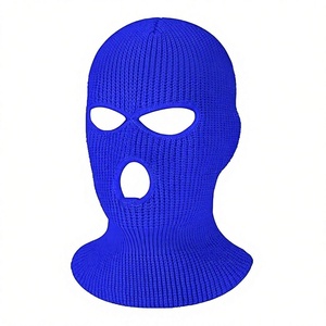 Masque Balaclava intégral unisexe bleu en tricot pour adulte, respirant et imperméable pour l'extérieur - Product Image 1